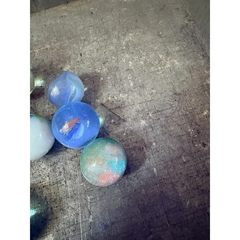 Vintage Swirl Shooter Marble‎ Lot Of 7